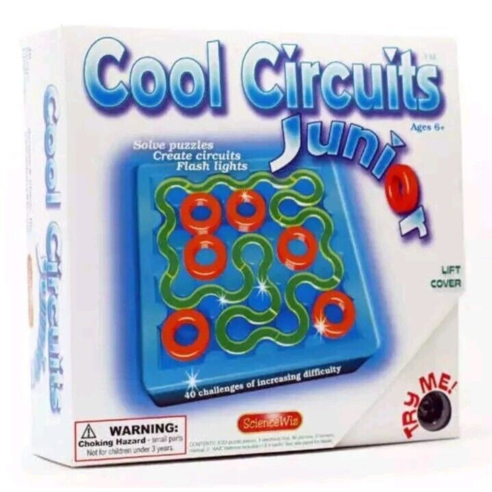 Cool Circuits Junior ScienceWiz Electronic Board Plays Music Sounds 40 Puzzles
